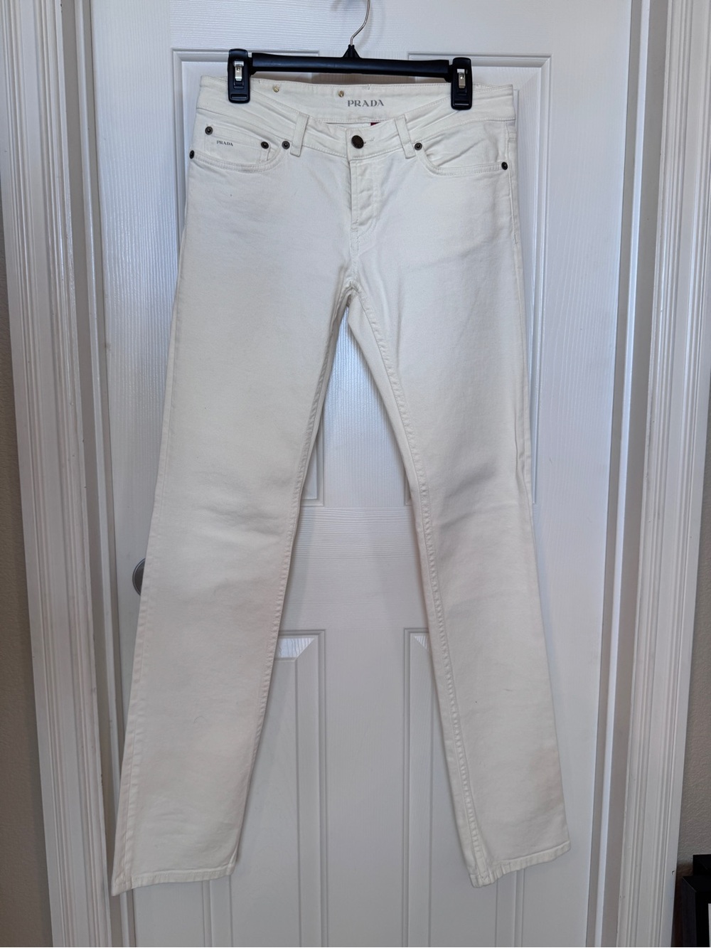 Prada Woman’s White Slim Jeans